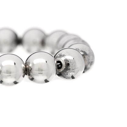 Tiffany Sterling Silver 10mm HardWear Ball Bracelet 5 of 6