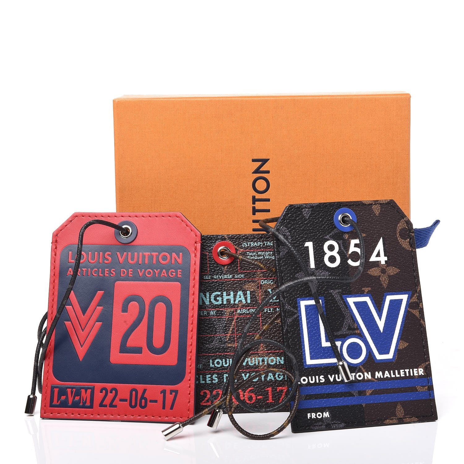 LOUIS VUITTON ネームタグ 10個セット Louis Vuitton Monogram Outdoor Name Tags Set 410169 – FASHIONPHILE