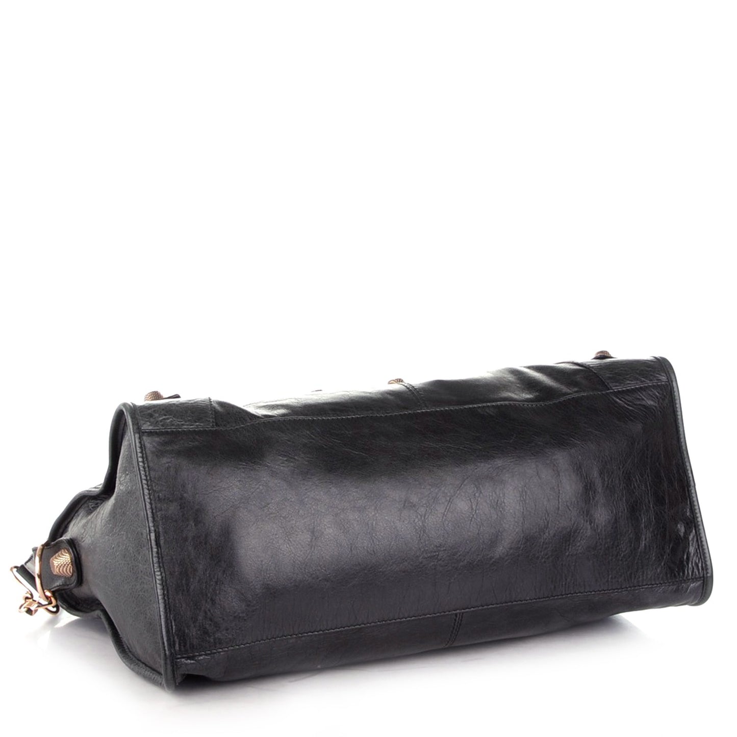 Agneau Giant 21 Rose Gold Hardware Part Time Black