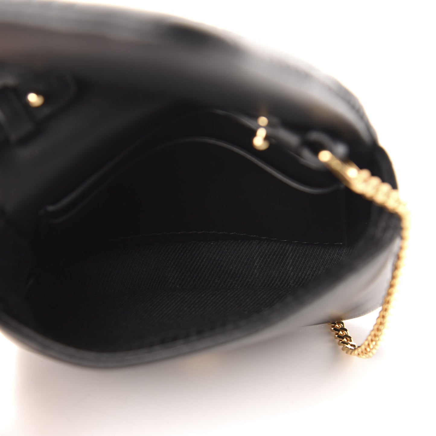 Lambskin Quilted Micro Lola Bag Black