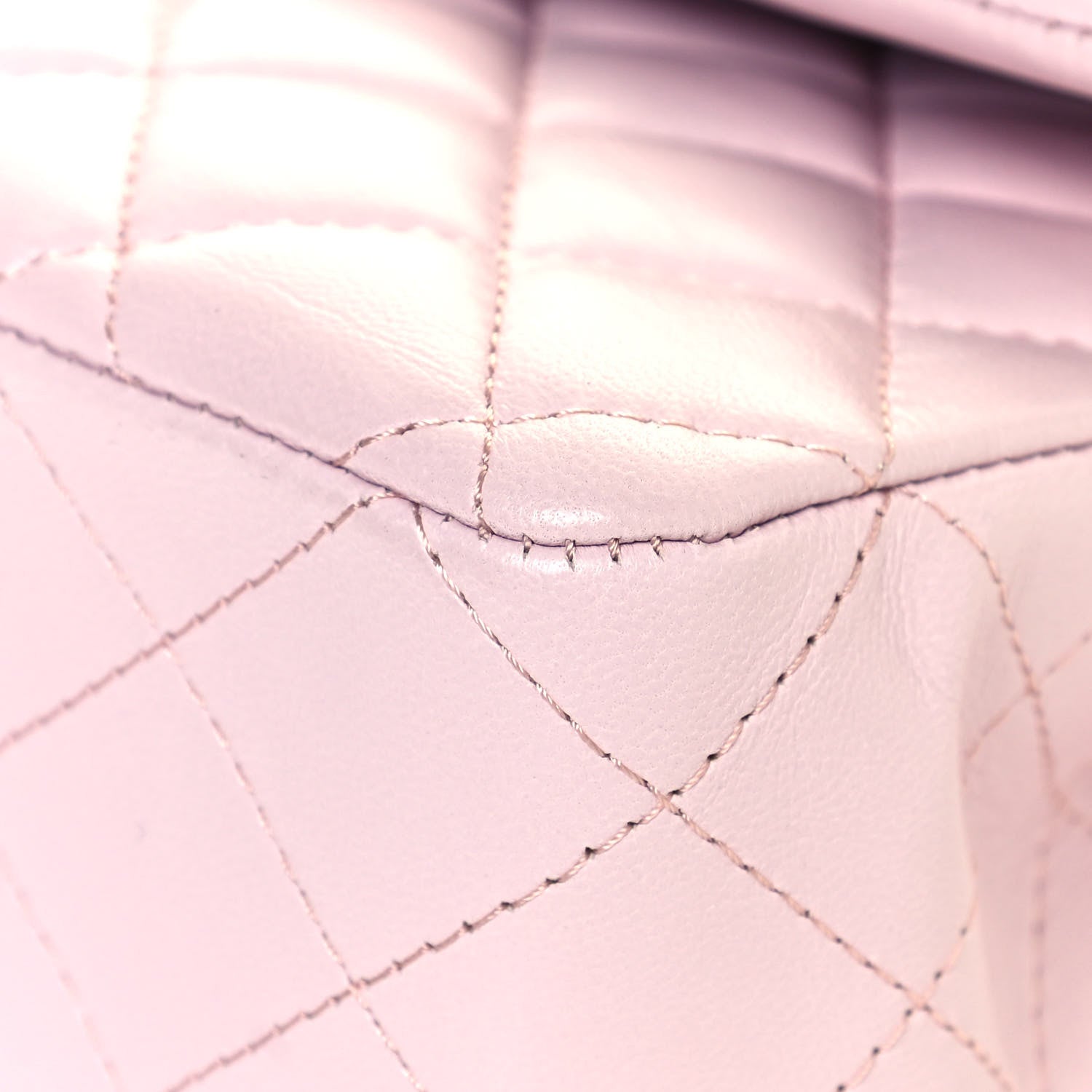 Chanel Lambskin Quilted Medium Double Flap Light Pink 8 of 12