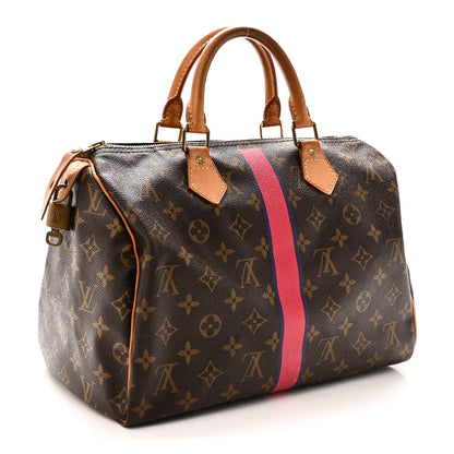 Louis Vuitton Monogram My LV Heritage Speedy 30 Fuchsia Violet 3 of 11