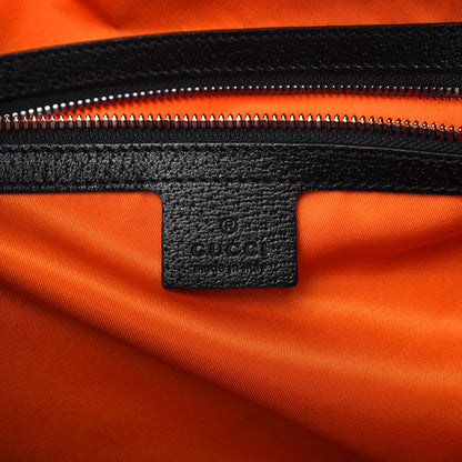 Gucci Econyl Nylon Monogram Off The Grid Duffle Bag Carrot Orange Black 5 of 14