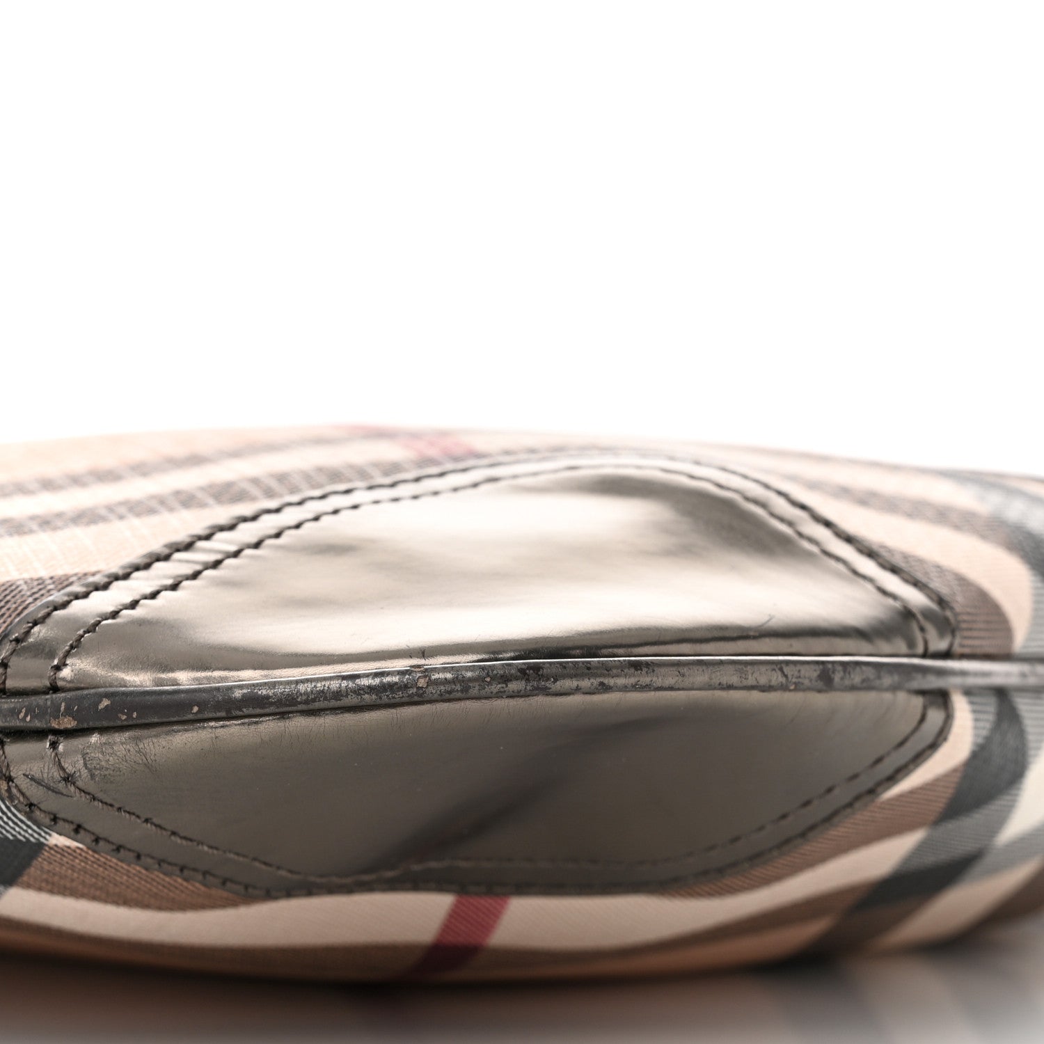 Burberry Supernova Check Small Dryden Crossbody Bag Silver 11 of 11