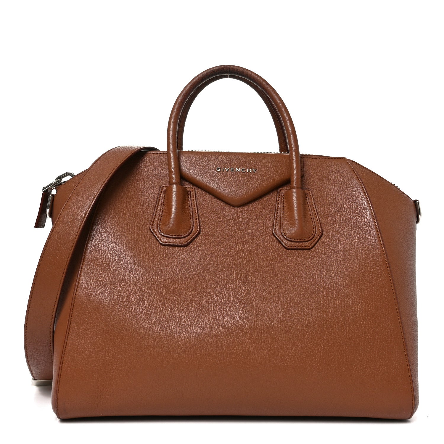 Givenchy Sugar Goatskin Medium Antigona Cognac 1 of 11
