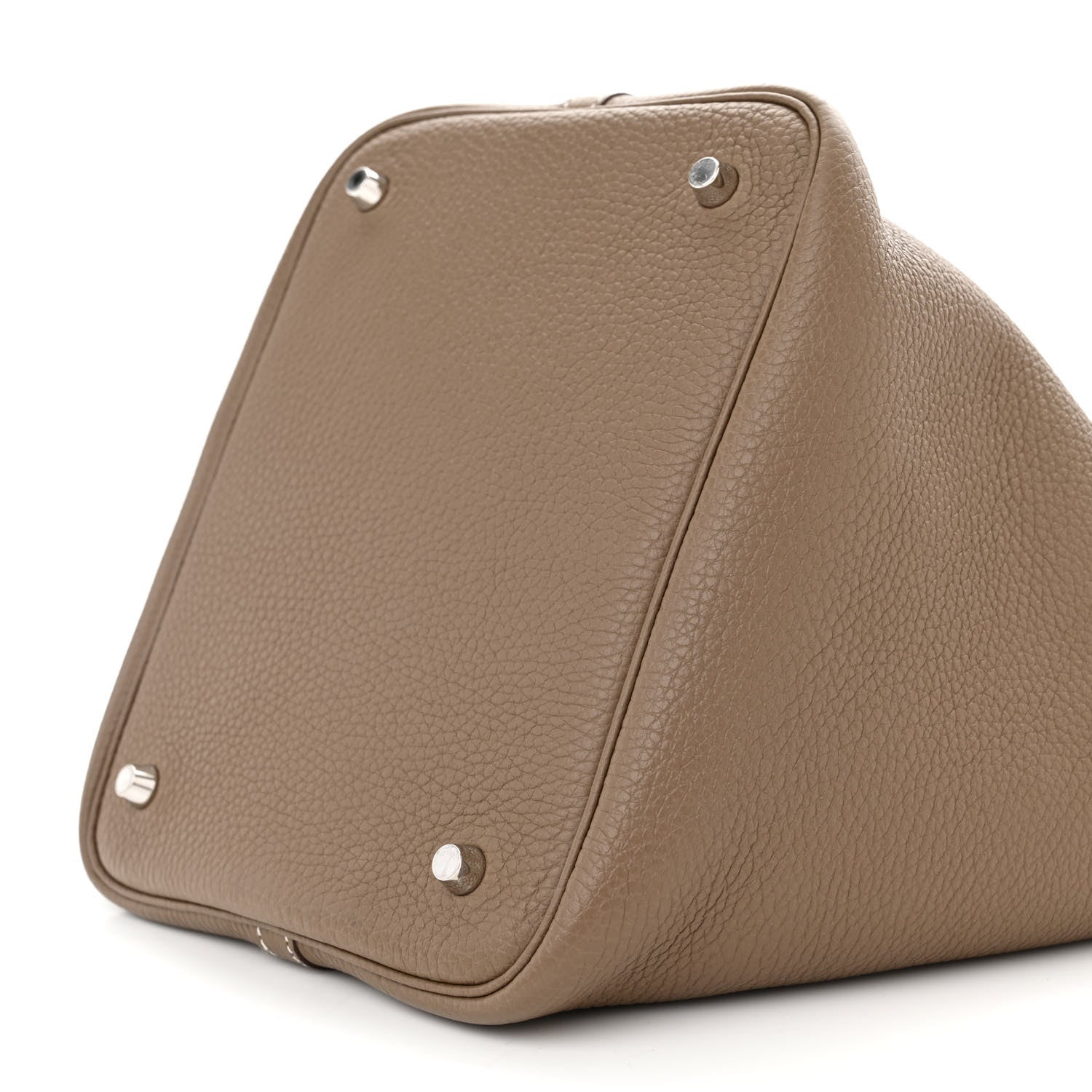 Hermes Taurillon Clemence Picotin Lock 22 MM Etoupe 10 of 10