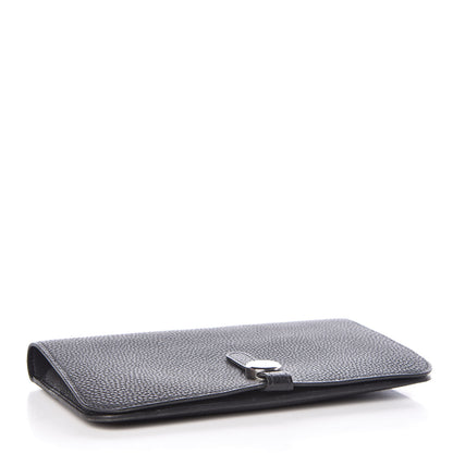Hermes Togo Dogon Duo Wallet Black 5 of 11
