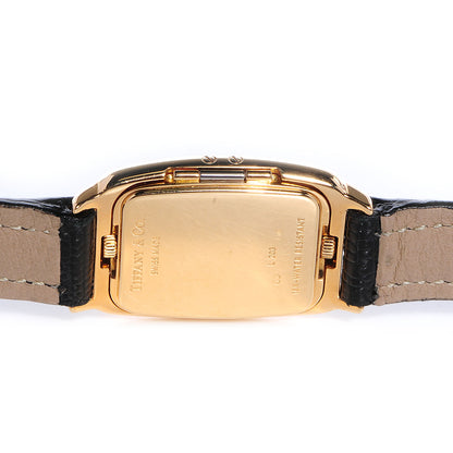 Tiffany 18K Yellow Gold Lizard 22mm Quartz Watch 5 of 9
