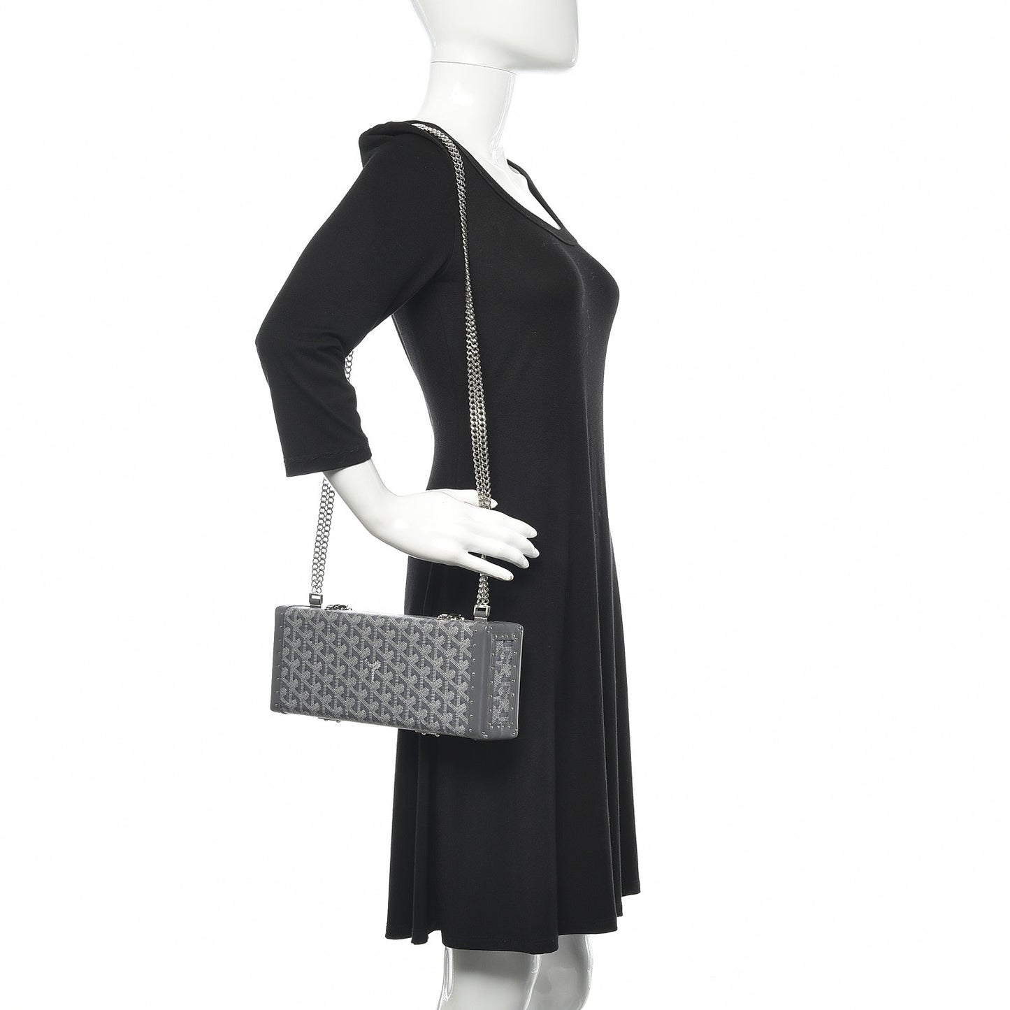 Goyardine Saint Honore Clutch Grey