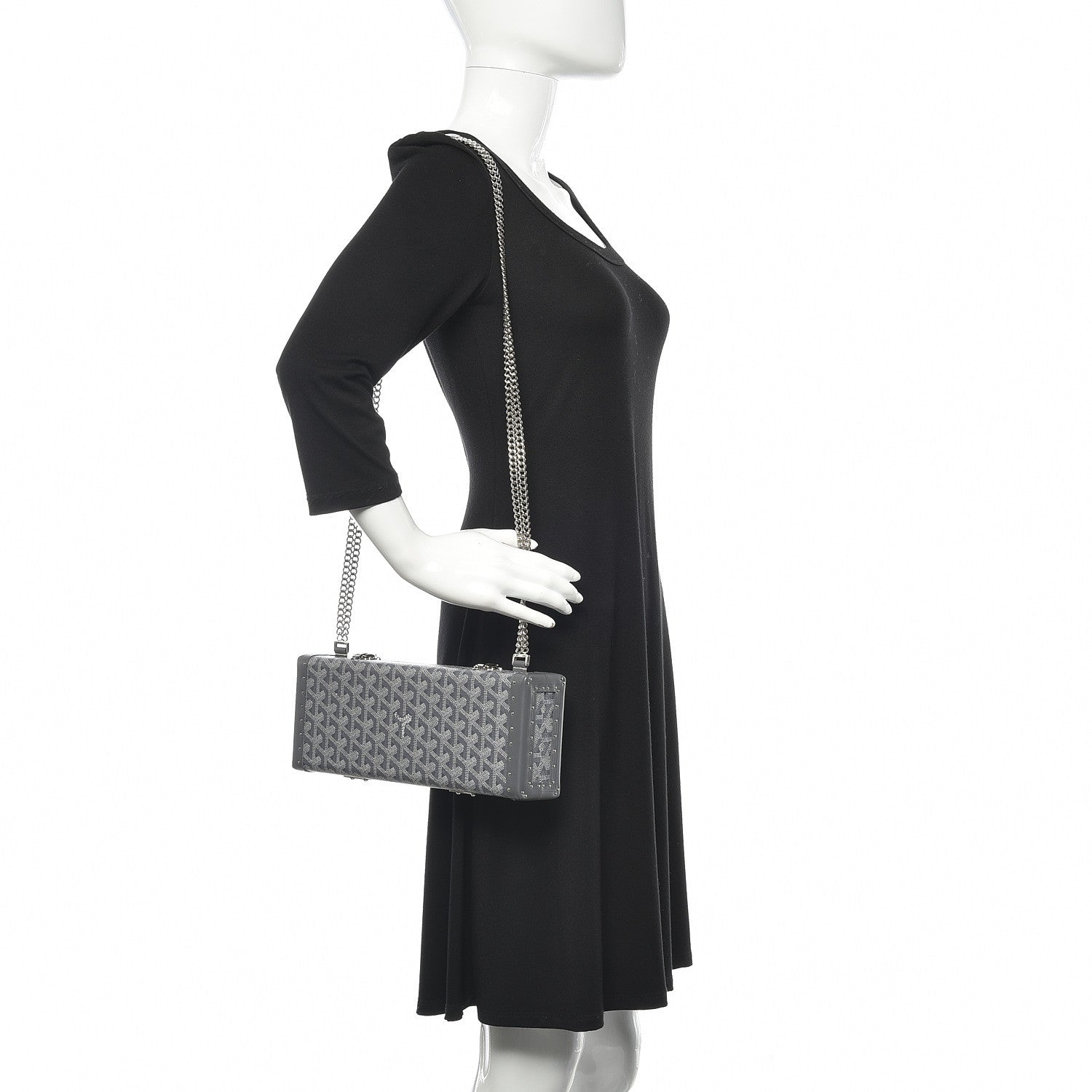 Goyard Goyardine Saint Honore Clutch Grey 2 of 13