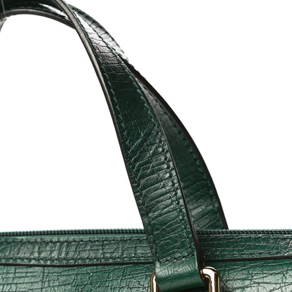 Gucci Textured Calfskin Small Boston Green 16 of 16