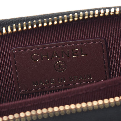 Chanel Caviar Quilted Zip Coin Purse Black 6 of 8
