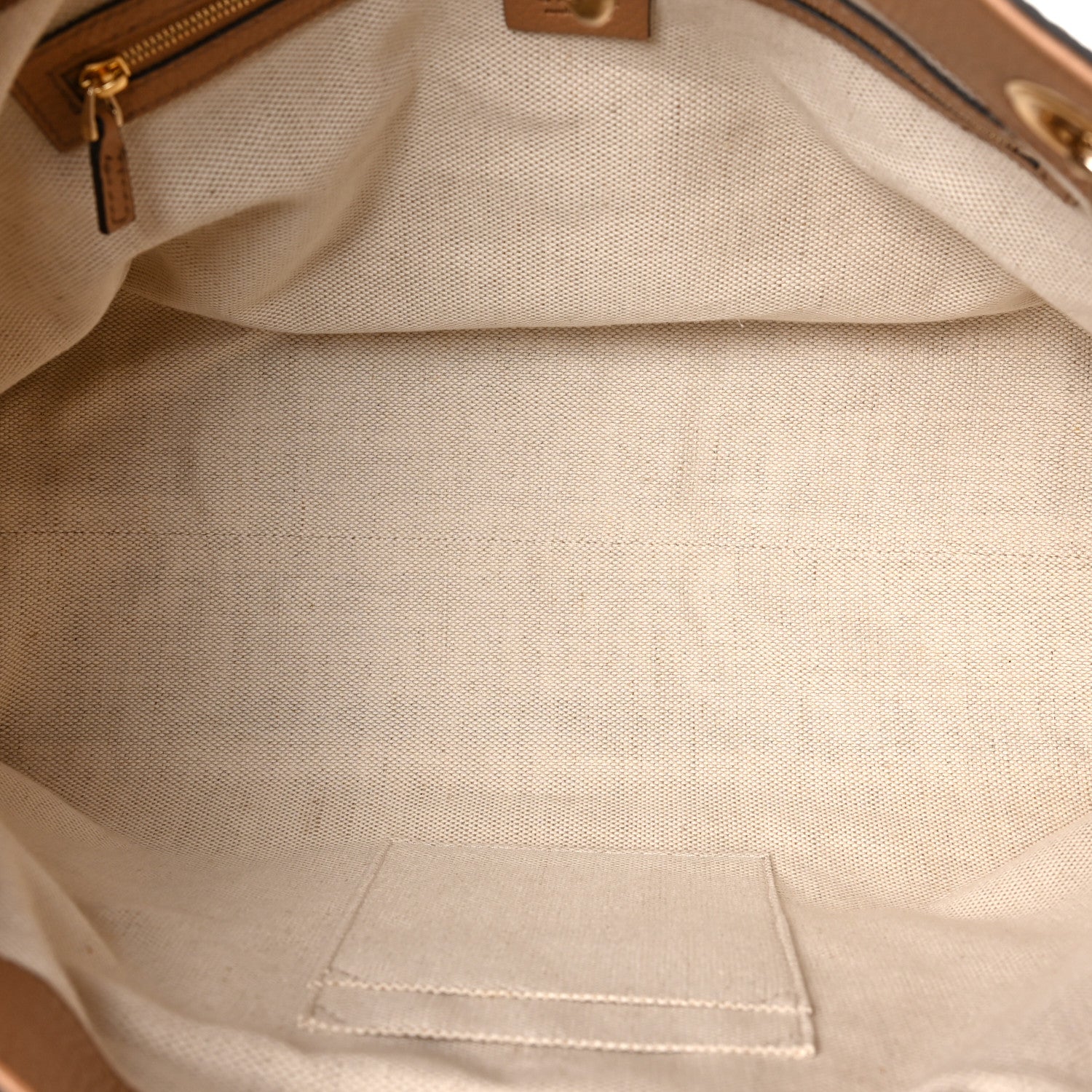 Gucci Pebbled Calfskin Medium Soho Chain Shoulder Bag Camelia 5 of 9