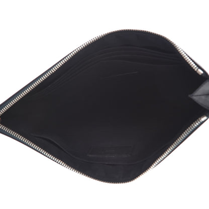 Saint Laurent Grain De Poudre Zipped Tablet Holder Marine 5 of 9