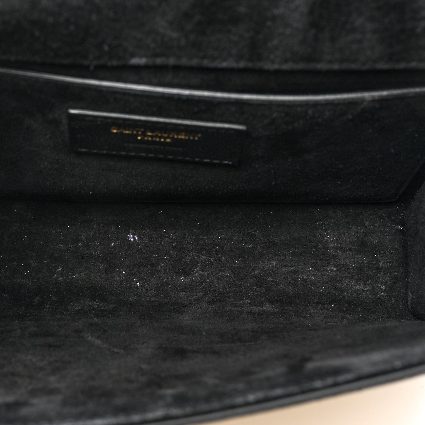Metallic Calfskin Small Classic Monogram Kate Satchel Oro