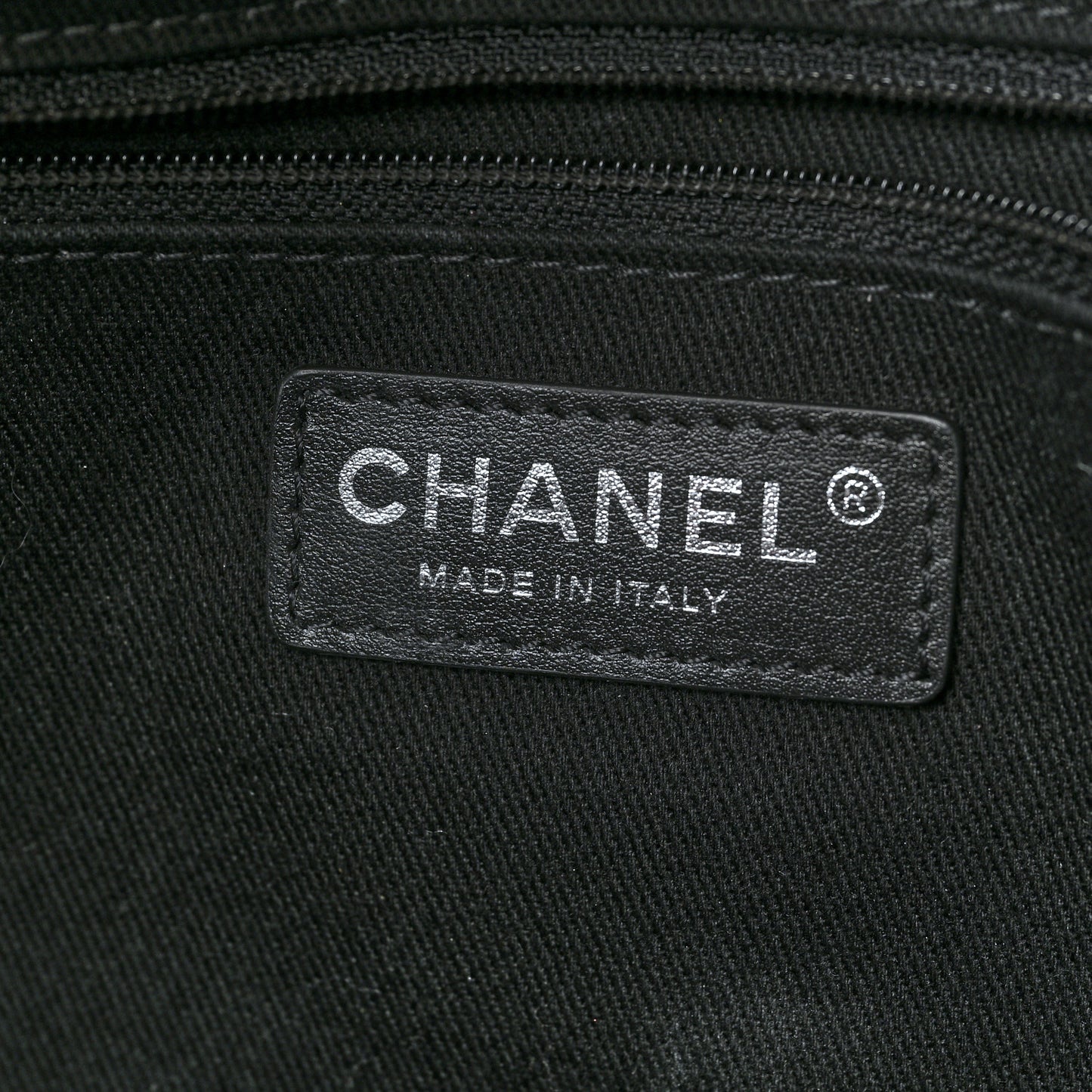 Calfskin Sequin Small Deauville Tote Black