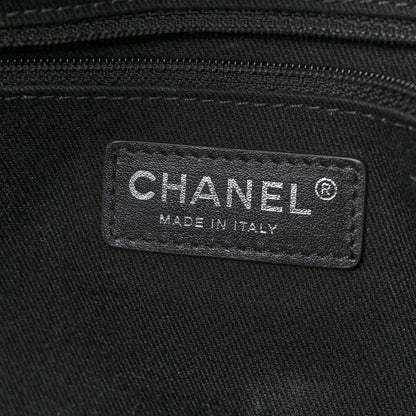 Chanel Calfskin Sequin Small Deauville Tote Black 6 of 10