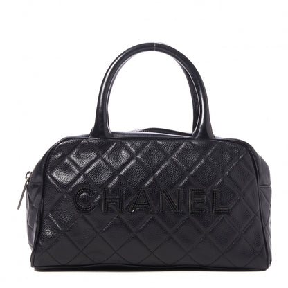 Chanel Caviar Quilted Small Bowler Black 1 of 8