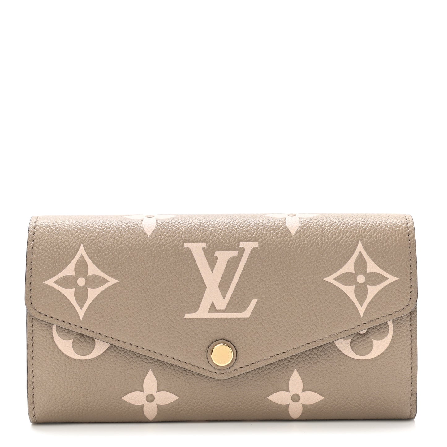 Empreinte Monogram Giant Sarah Wallet Tourterelle Creme