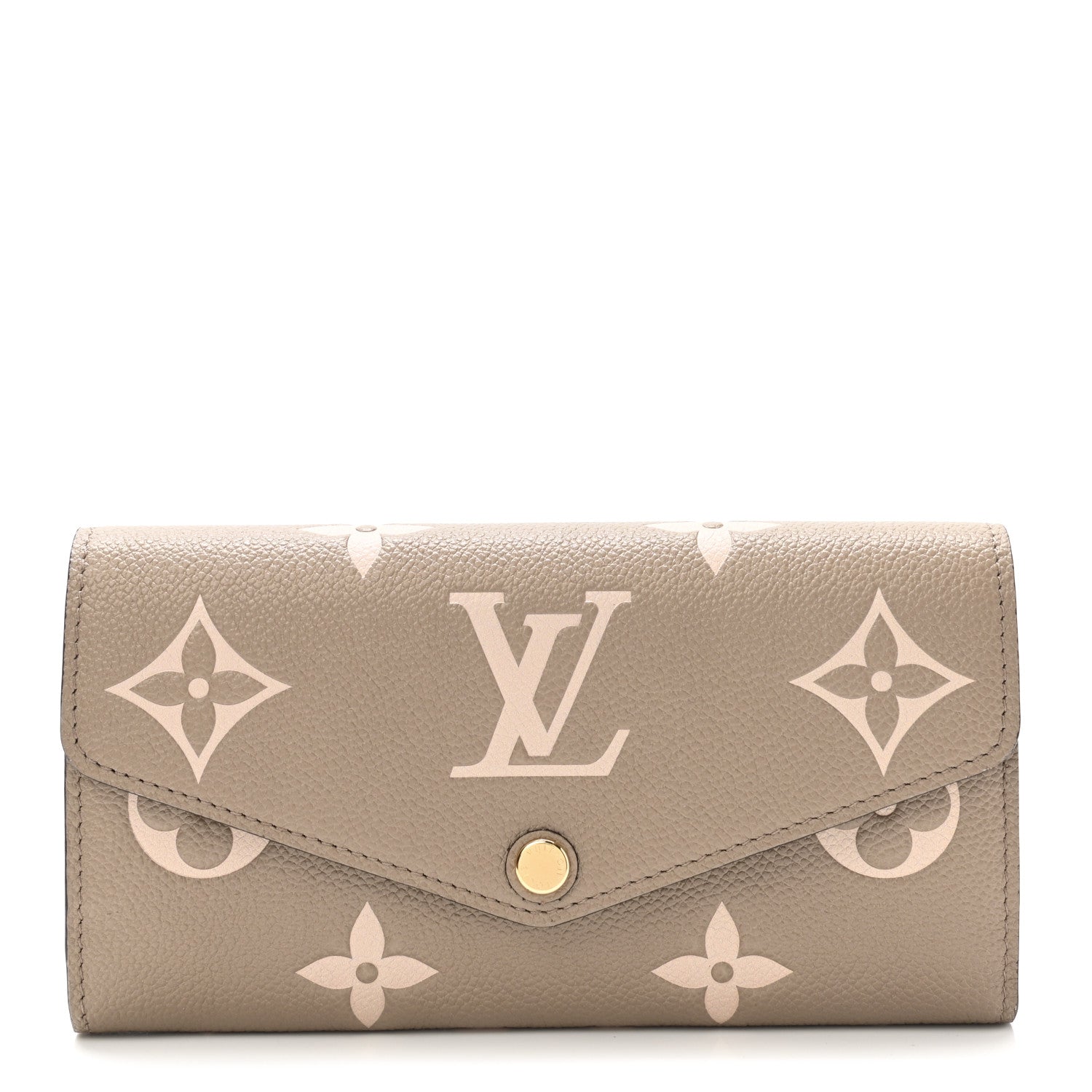 Louis Vuitton Empreinte Monogram Giant Sarah Wallet Tourterelle Creme 1 of 7