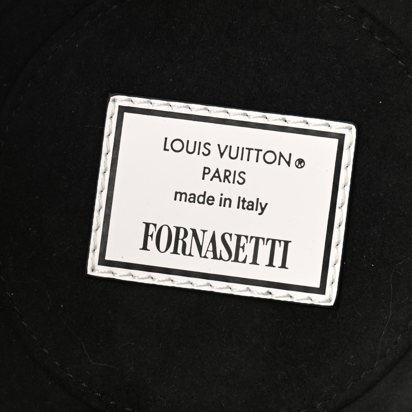 X FORNASETTI Calfskin Architettura Cannes Black White