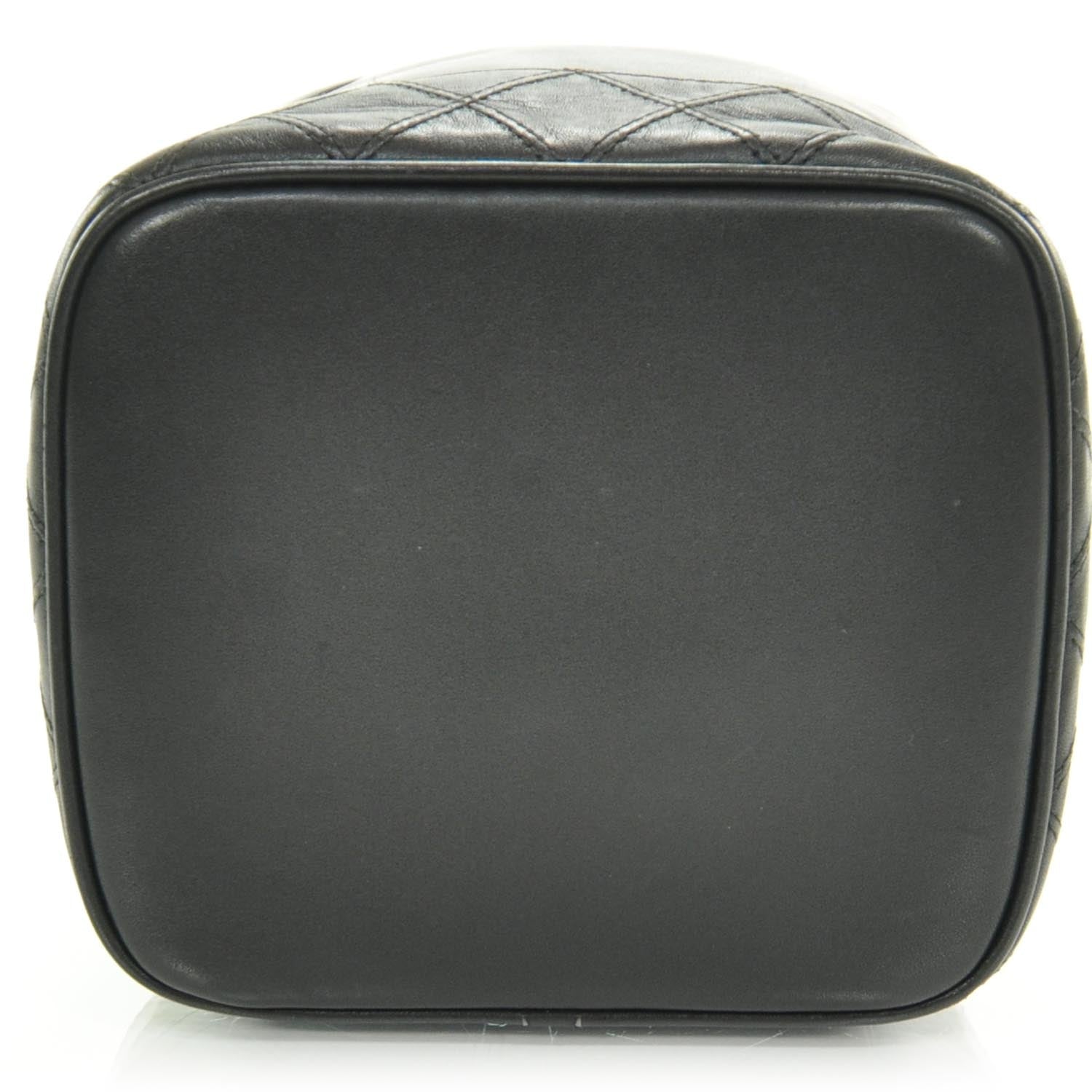 Chanel Lambskin Vanity Cosmetic Bag Black 4 of 8