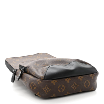Louis Vuitton Monogram Macassar Avenue Sling Bag 4 of 9