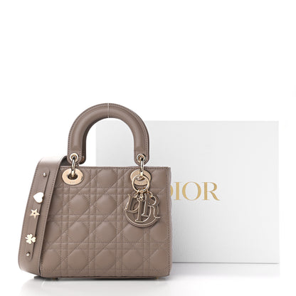 Christian Dior Calfskin Cannage Small My ABCDior Lady Dior Beige 11 of 11