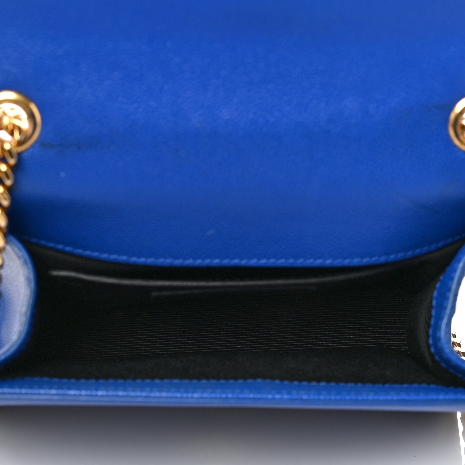 Saint Laurent Grain De Poudre Small Classic Monogram Kate Satchel Royal Blue 5 of 13