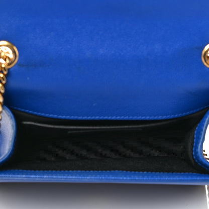 Saint Laurent Grain De Poudre Small Classic Monogram Kate Satchel Royal Blue 5 of 13