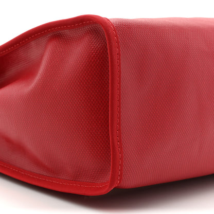 Hermes Toile H Berline Vache Hunter Herbag Zip PM 31 Rouge Piment Ecru 10 of 11