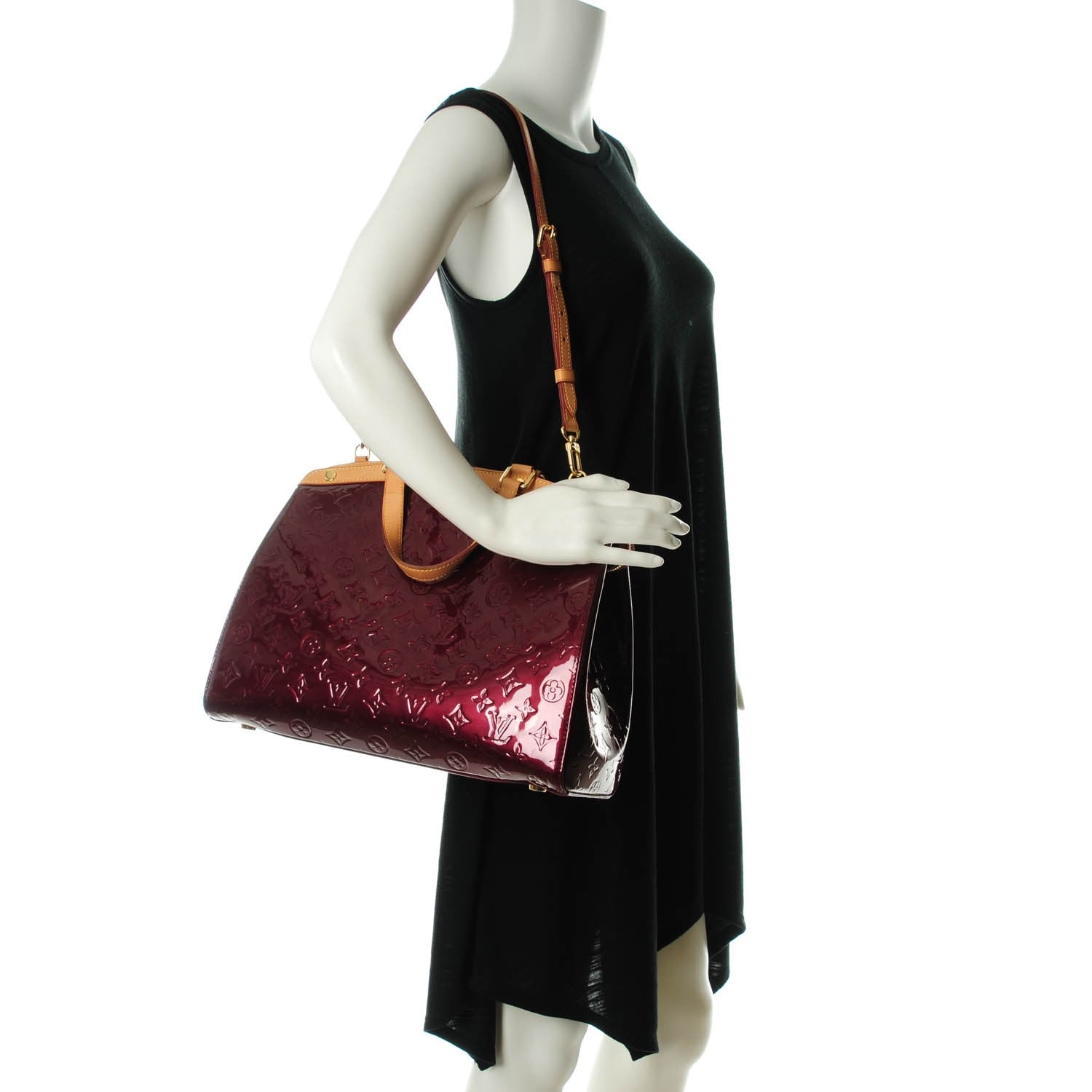 Louis Vuitton Vernis Brea GM Rouge Fauviste 2 of 7