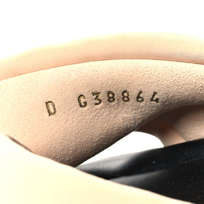 Chanel Fabric CC Mules Sandals 36 Light Beige 6 of 11