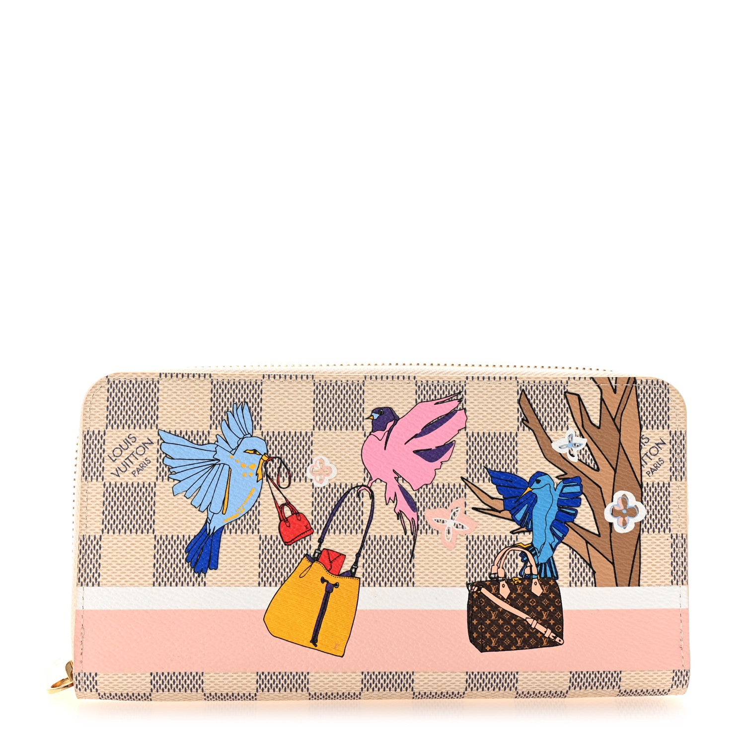 Louis Vuitton Damier Azur 2018 Christmas Animation Zippy Wallet 1 of 6