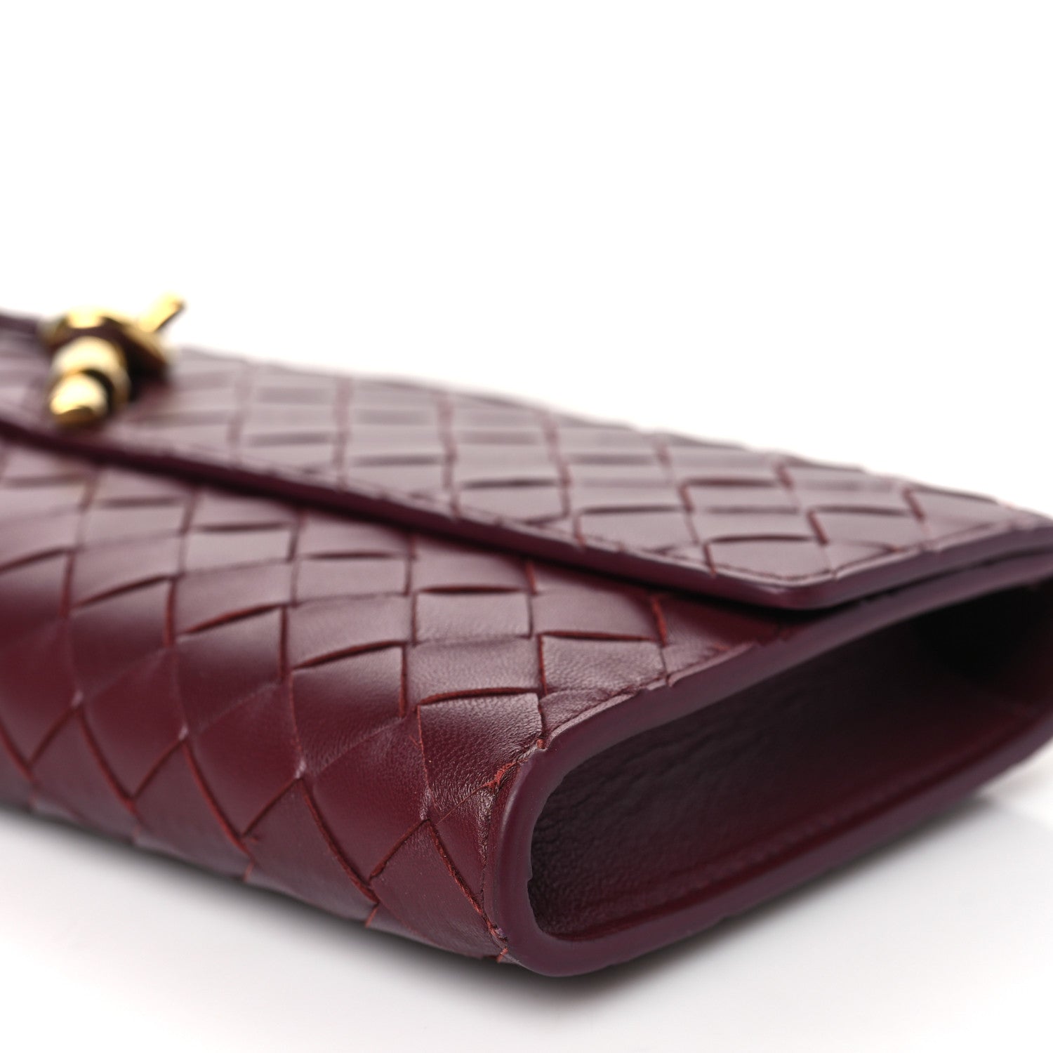Bottega Veneta Nappa Intrecciato Long Andiamo Top Handle Barolo 9 of 9