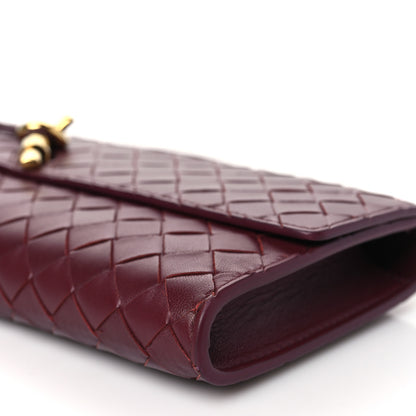 Bottega Veneta Nappa Intrecciato Long Andiamo Top Handle Barolo 9 of 9