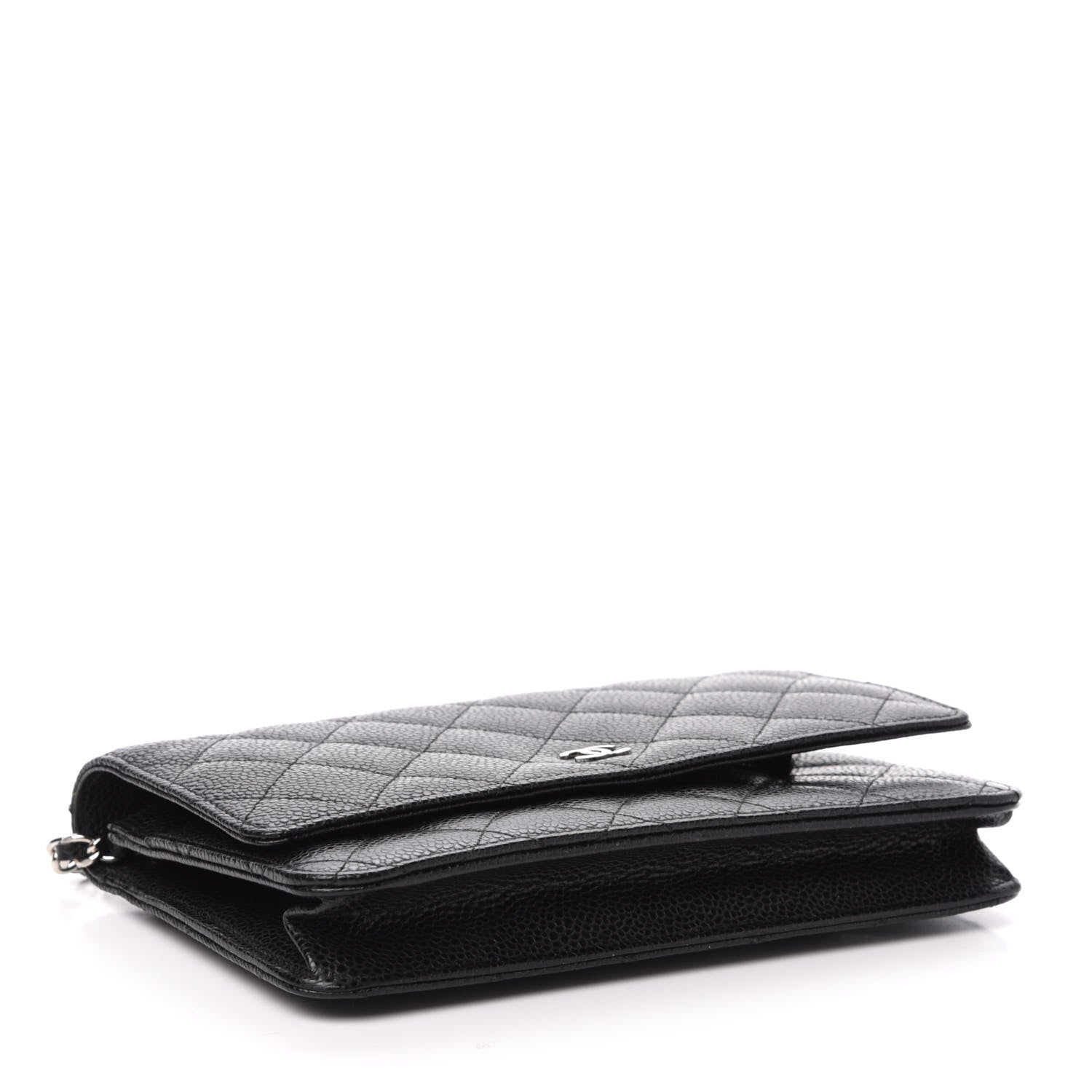 Chanel Caviar Quilted Wallet On Chain WOC Black 4 of 12