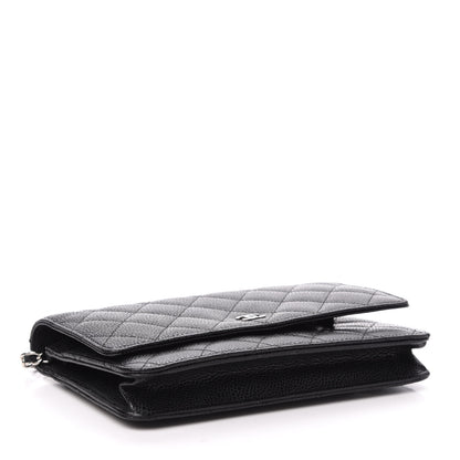 Chanel Caviar Quilted Wallet On Chain WOC Black 4 of 12