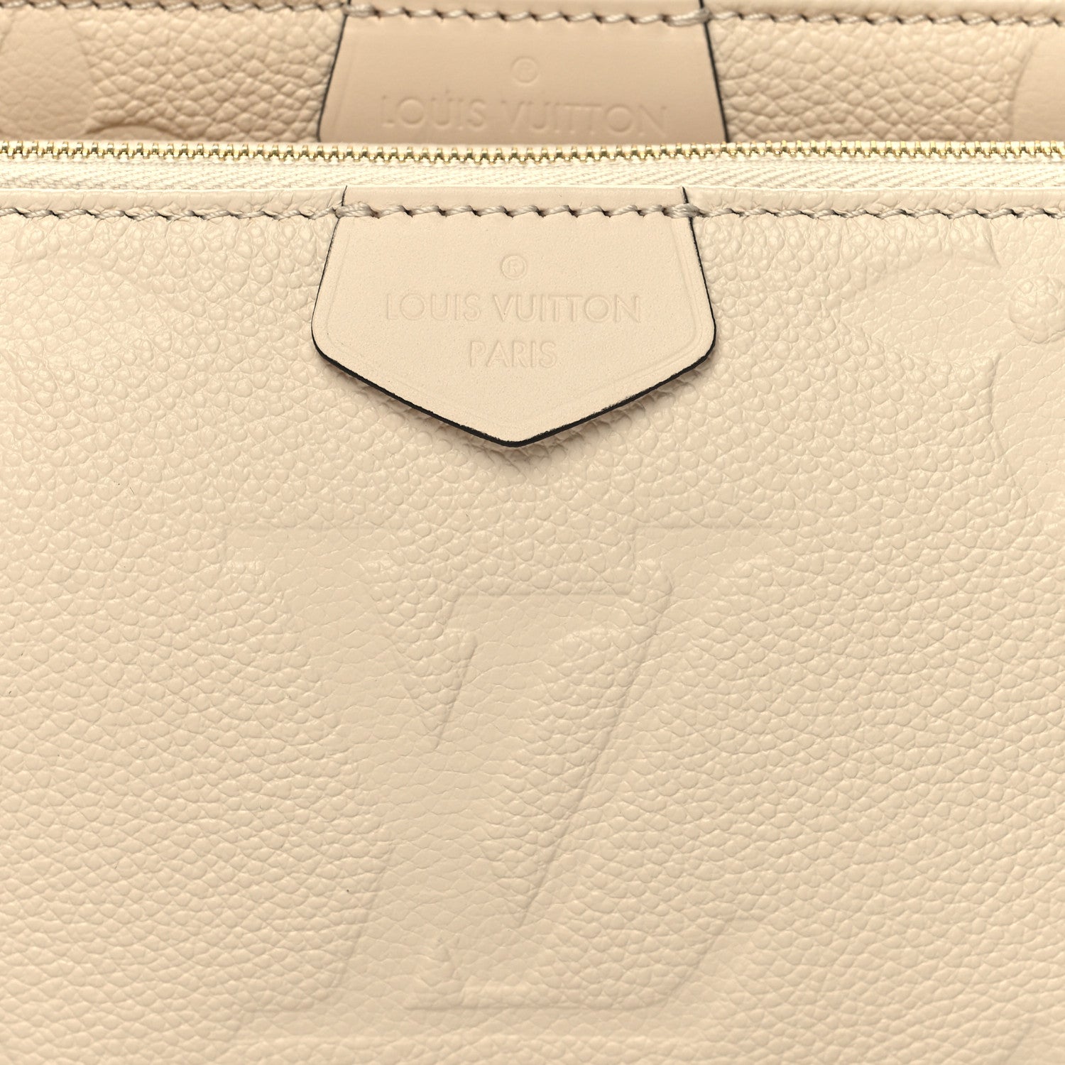 Louis Vuitton Empreinte Monogram Giant Multi Pochette Accessories Cream 8 of 11