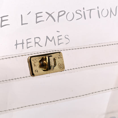 Hermes Vinyl Souvenir De L'Exposition Kelly Transparent 12 of 12