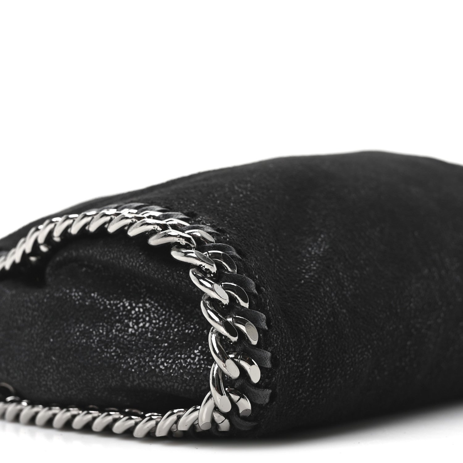 Stella McCartney Shaggy Deer Mini Falabella Tote Black 8 of 9