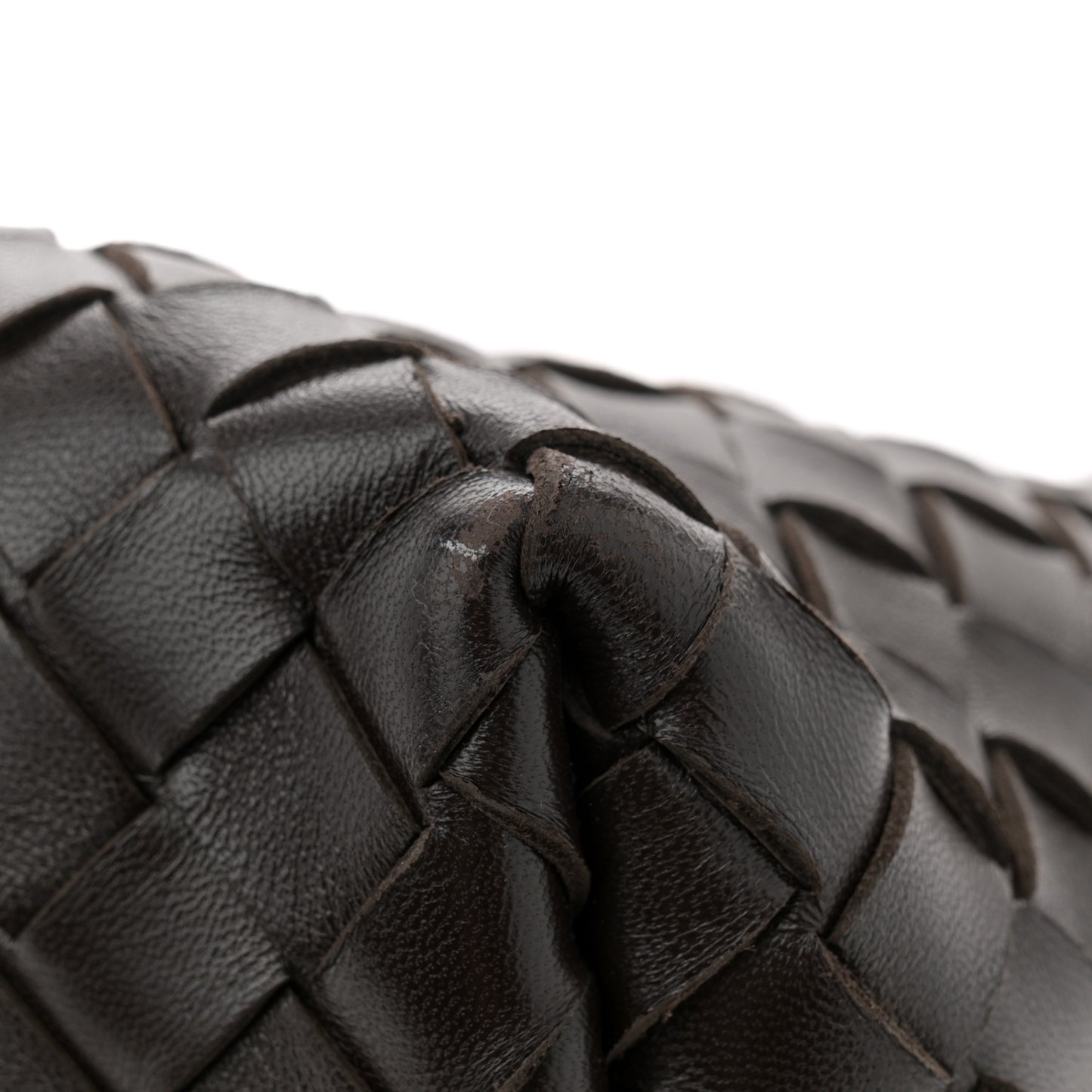 Nappa Intrecciato Medium Andiamo Shoulder Bag Fondant