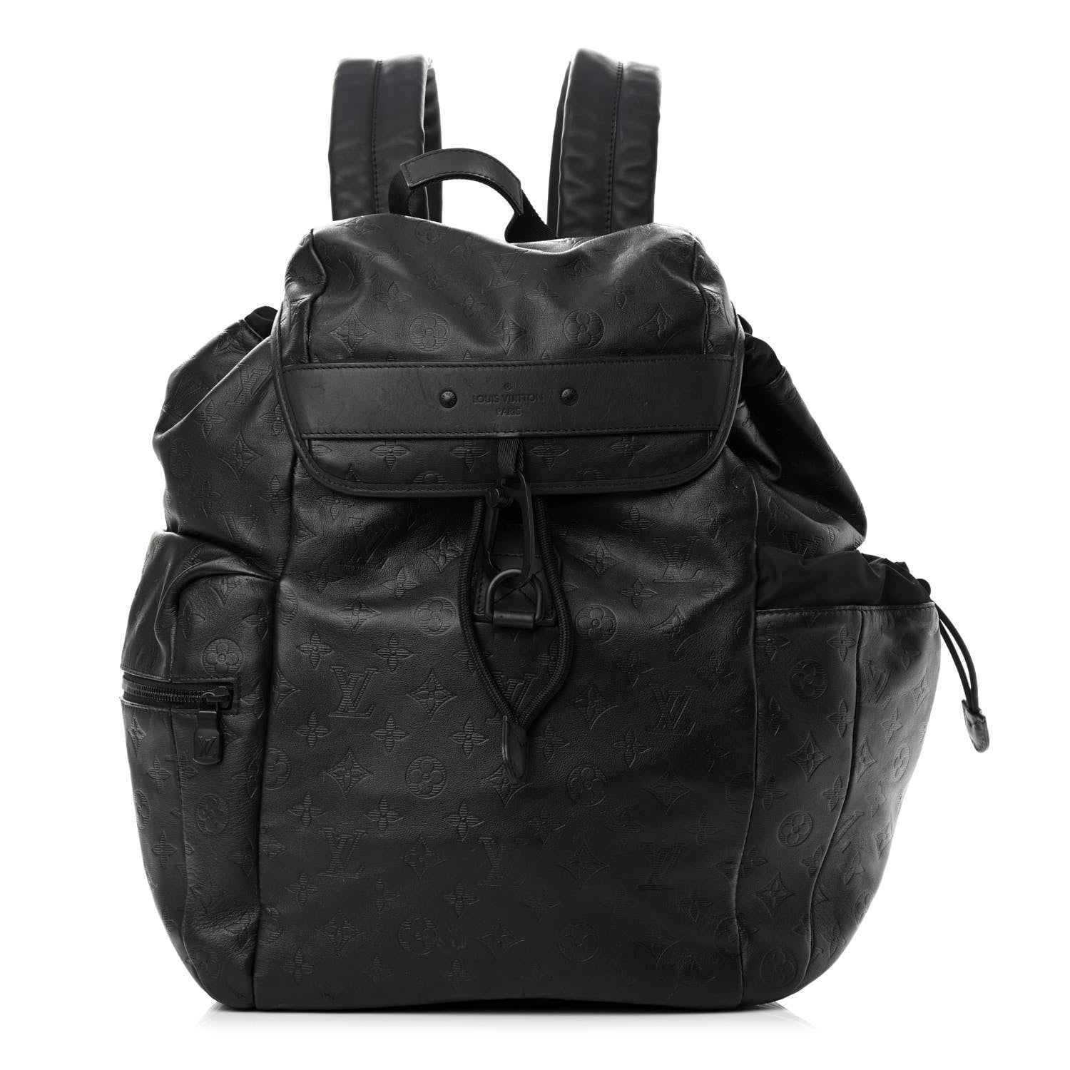 Louis Vuitton Calfskin Monogram Shadow Discovery Backpack Black 1 of 20