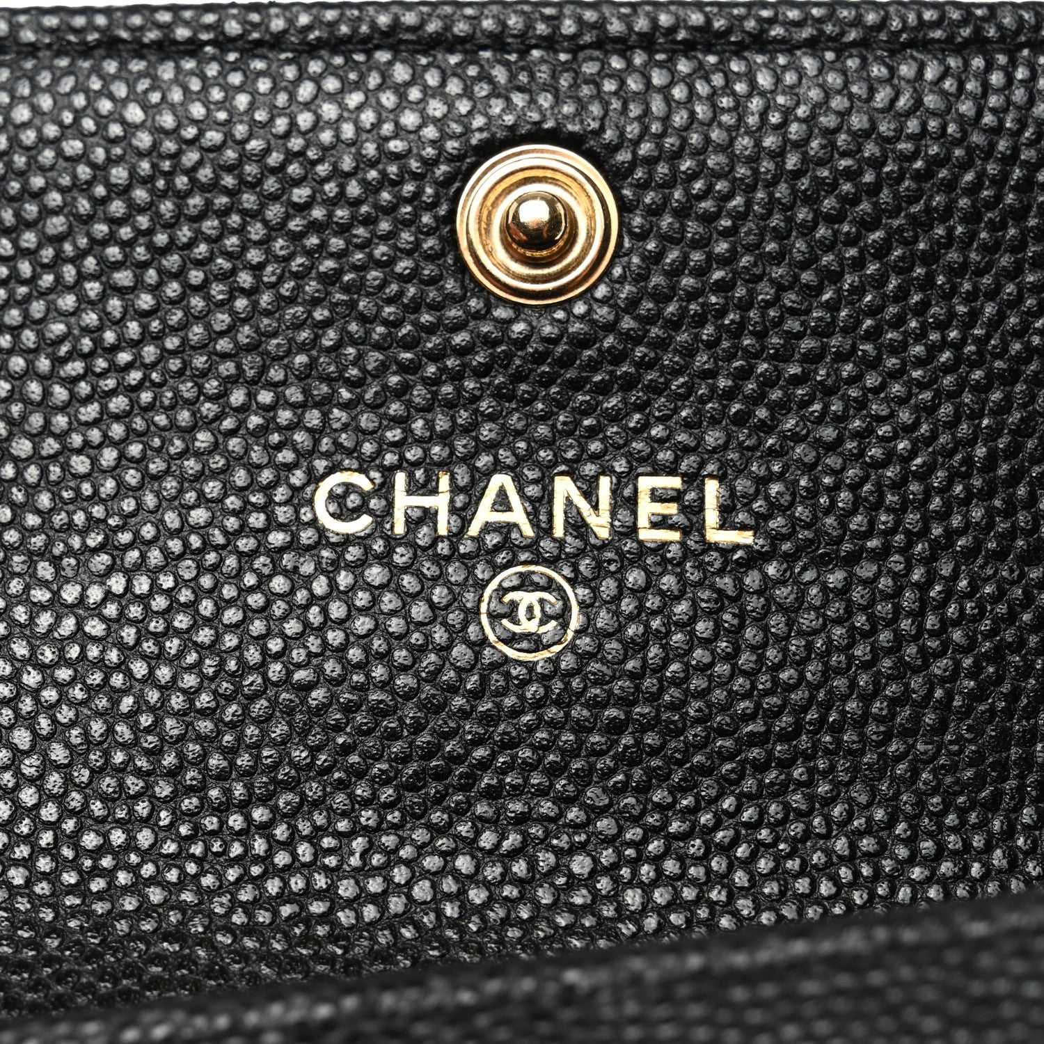 Chanel Caviar Quilted Boy Flap Card Holder Black 6 of 10