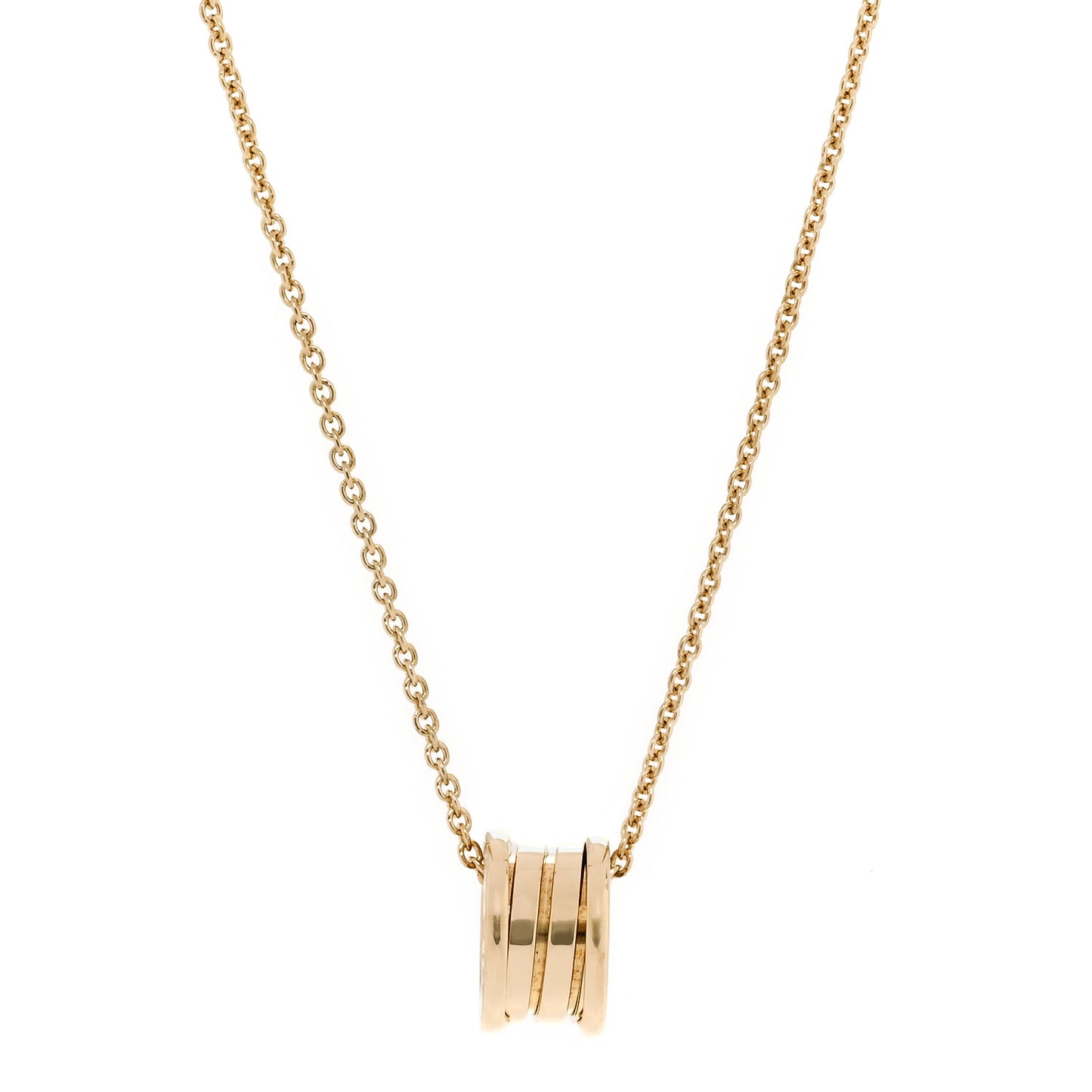 18K Yellow Gold B.Zero1 Pendant Necklace