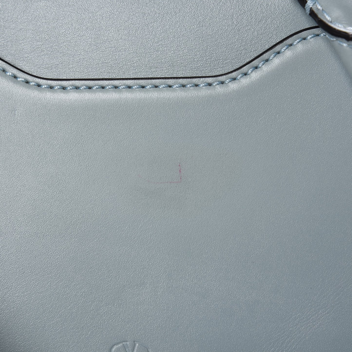 Calfskin Small Rockstud Demilune Double Handle Satchel Nube
