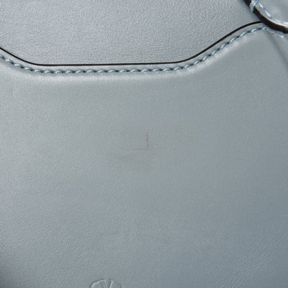 Valentino Garavani Calfskin Small Rockstud Demilune Double Handle Satchel Nube 9 of 10