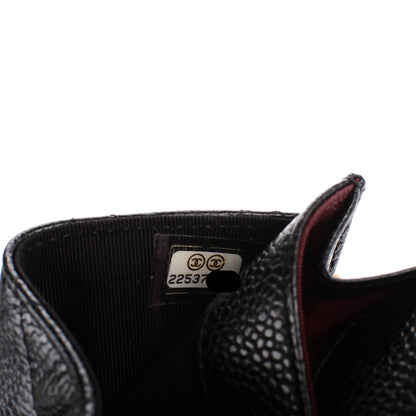 Chanel Caviar Quilted Flap Card Holder Black 8 of 8