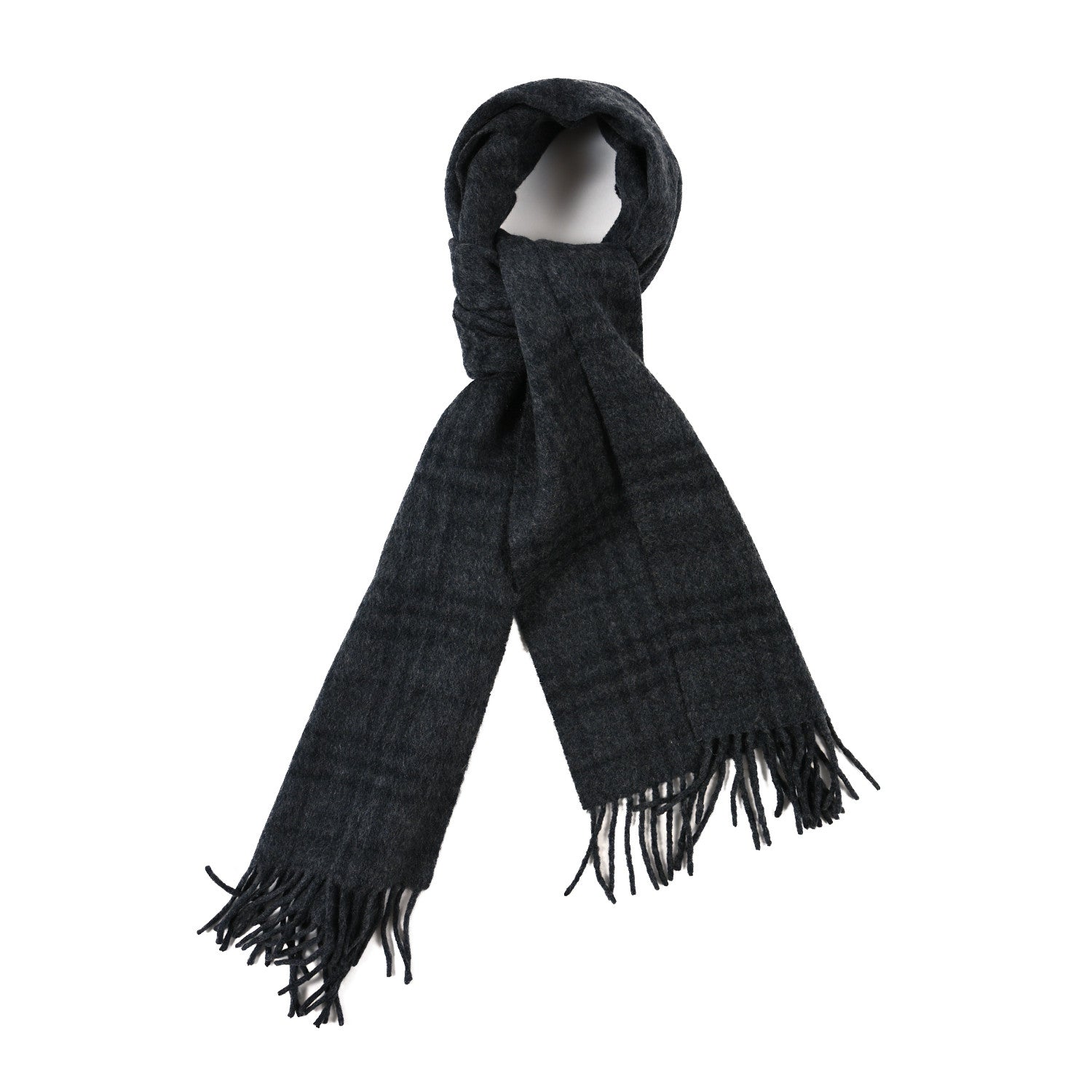 Burberry Cashmere Classic Check Fringe Scarf 1 of 3