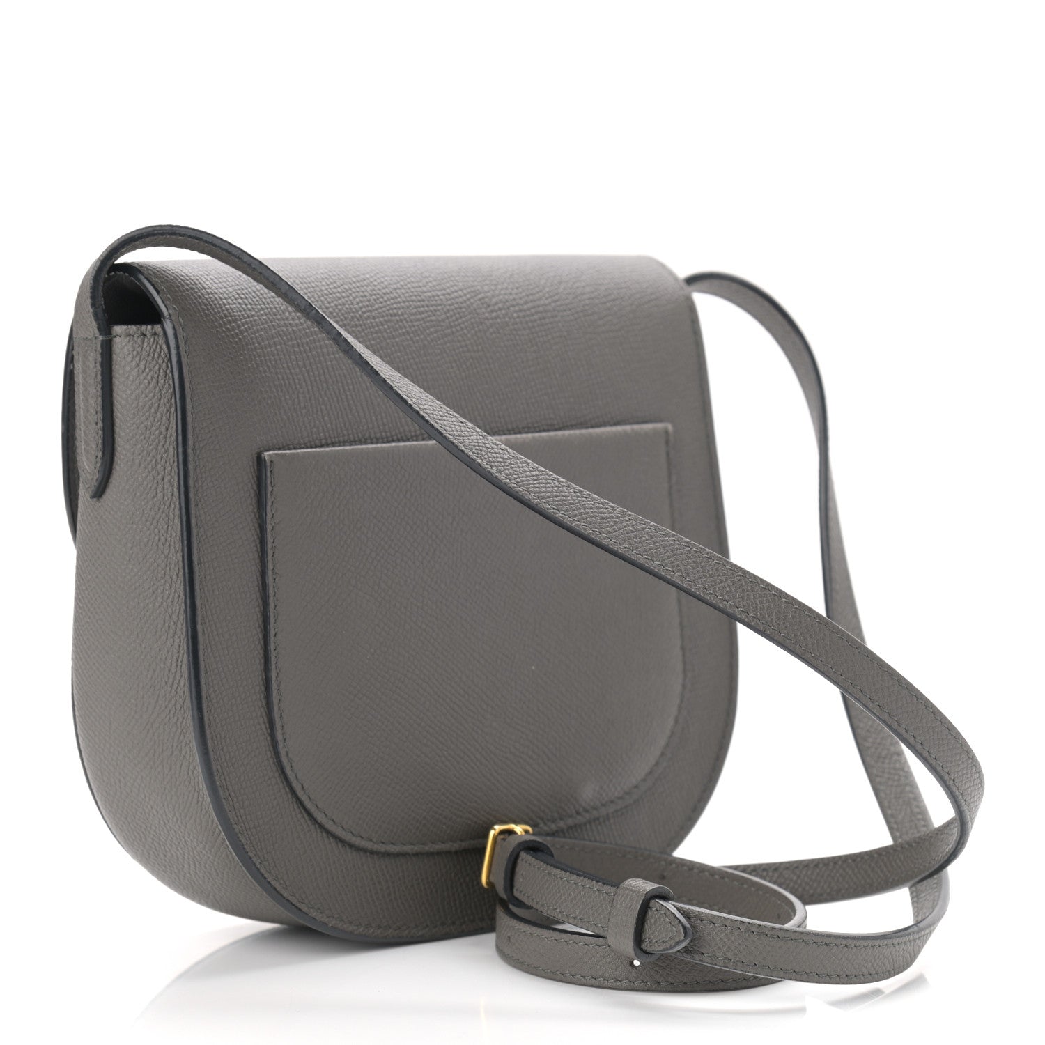 Celine Baby Grained Calfskin Small Trotteur Grey 3 of 10